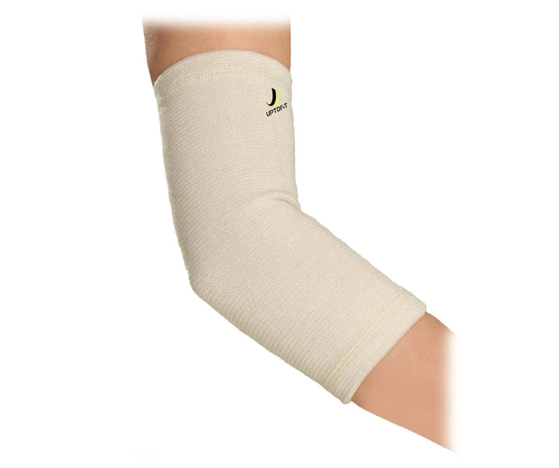 [Australia] - UPTOFIT Elbow Compression Recovery Sleeve with High Copper Elbow Brace for Tennis Golf Lacrosse Elbow Men and Women (L)… Large (Pack of 1) 