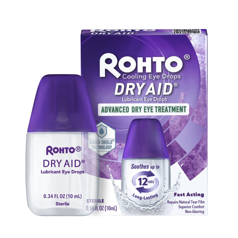 [Australia] - Rohto Dry Relief Lubricant Eye Drops, 0.34 Ounce 