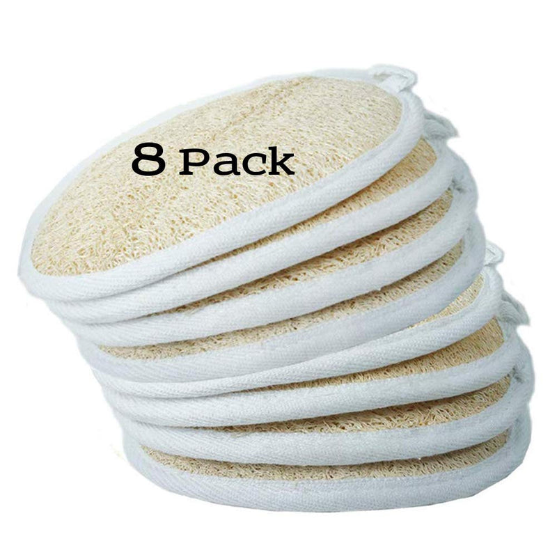 [Australia] - SERENITY SPONGES ALL NATURAL LOOFAH 8 PACK 