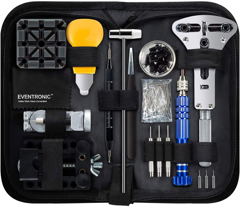 [Australia] - Watch Repair Kit, Eventronic Professional Spring Bar Tool Set Watch Band Link Pin Tool Set with Carrying Case 