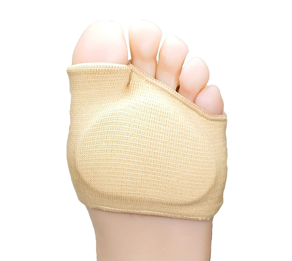 [Australia] - ZenToes Metatarsal Pads for Women and Men - 4 Pack Ball of Foot Cushions (Beige) Beige 
