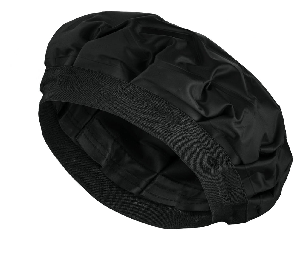 [Australia] - Cordless Deep Conditioning Heat Cap - Hair Styling and Treatment Steam Cap | Heat Therapy and Thermal Spa Hair Steamer Gel Cap - Black 1 Count (Pack of 1) 