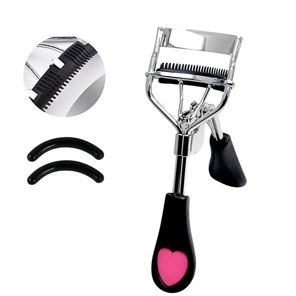 [Australia] - Pinkiou Eyelash Curler With Brush Mascara Muffle False Eyelashes Accessory Best Professional Tool for Lashes Curls Without for Daily Makeup 
