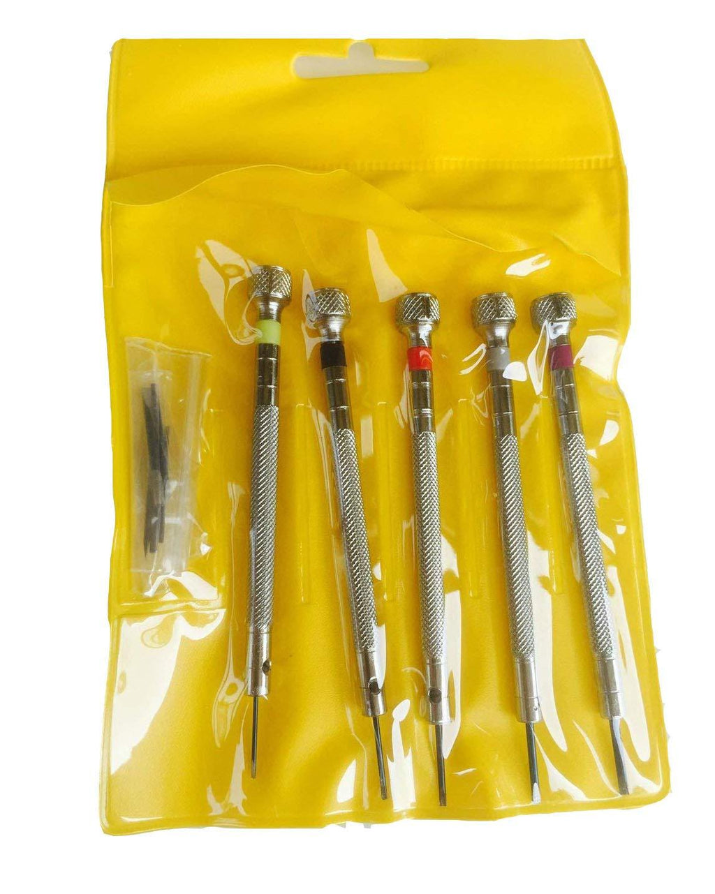 [Australia] - OTOOLWORLD 5 Pieces Precision Screwdriver Set for Watch Repair Watch Bracelet with 5 Extra Blades 