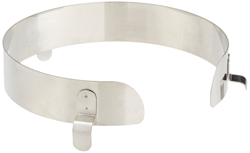 [Australia] - Sammons Preston - 44534 Large Stainless Steel Food Guard for 9" - 11" Plates, Secure Food Spill Protection for Independent Eating, Easy to Clean and Dishwasher Safe Plate Protector 