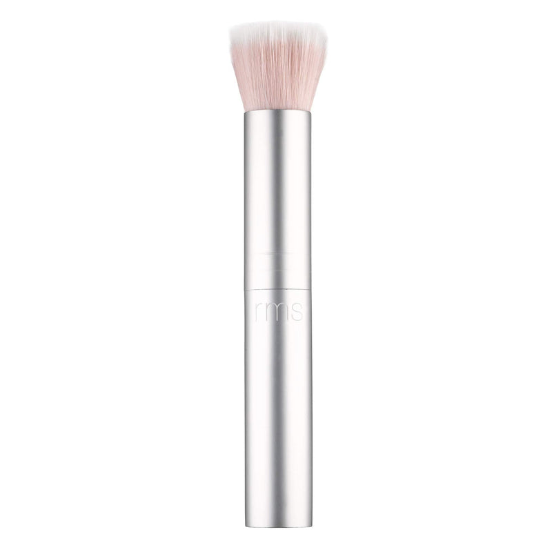 [Australia] - RMS Beauty Skin2Skin Blush Brush - Dual Technology & Ultra-Soft Bristles Ensure Right Amount of Color for Makeup Application - Made with Synthetic Fibers, Vegan & Cruelty-Free (1 Count) 