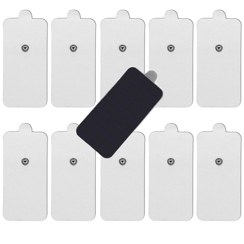 [Australia] - 10 Pieces Large Electrodes Replacement Pads for TENS Unit Pads for TENS Massager 