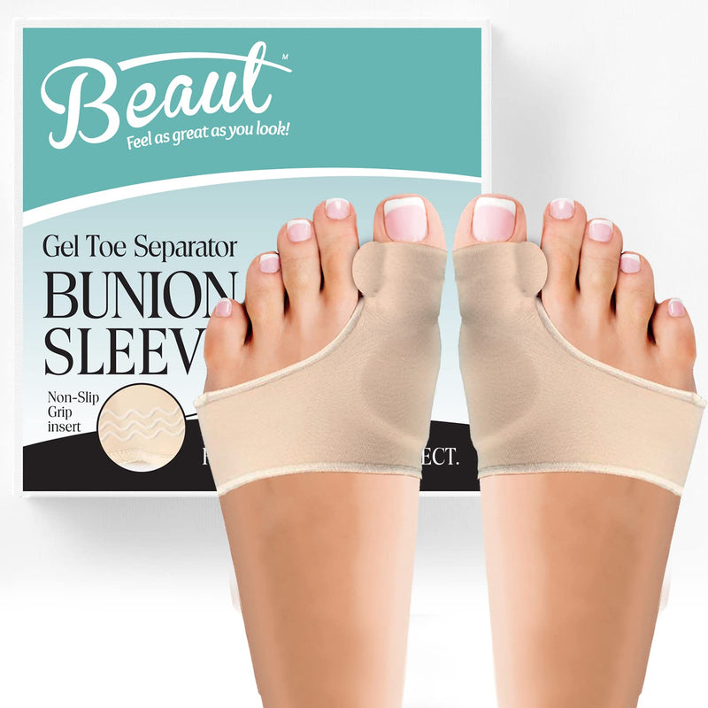 [Australia] - Bunion Corrector and Orthopedic Hallux Valgus Relief Splint Gel Bunion Pads Sleeves Brace – Toe Stretcher Bunion Guard for Men and Women Gel Toe Spacer, Toe Separator, Toe Spreader – Bunion Protector 