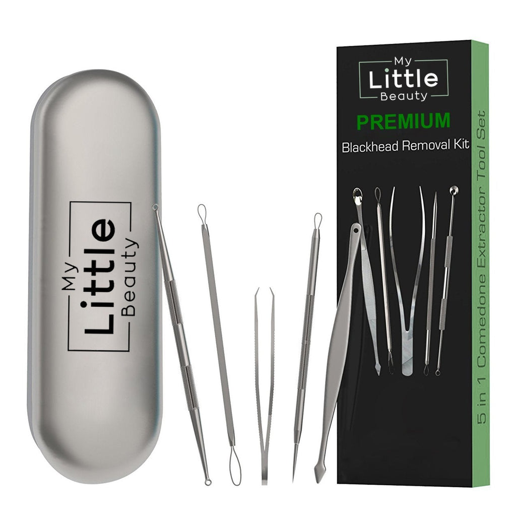 [Australia] - Blackhead Remover Kit - MY LITTLE BEAUTY - Comedone Extractor Tool Set - Remove Blackheads, Comedones and Whiteheads 