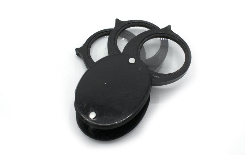 [Australia] - Triple Folding Magnifier - 10x Magnification - 25mm Lens - Eisco Labs 
