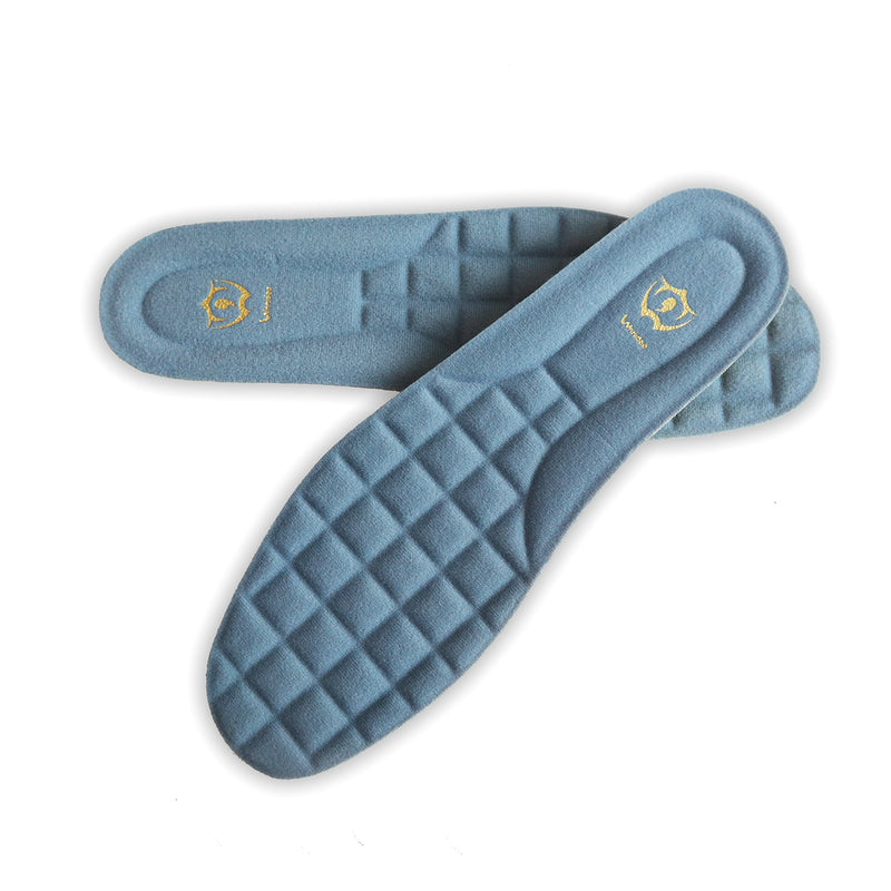 [Australia] - Wnnideo Full Length Thick Memory Foam Shoes Insert with Arch Support - Premium Cushioning Orthopedic Shoe Insoles for Heel Pain & Plantar Fasciitis, Running, Hiking, Working Men & Women (Grey, 12) Grey 