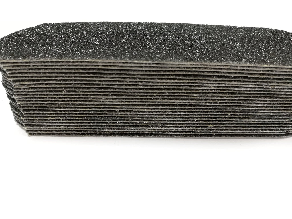 [Australia] - 60 GRIT STAINLESS STEEL PEDICURE FILE REFILL PADS, 60 COUNT (60 GRIT BLACK) 60 GRIT 