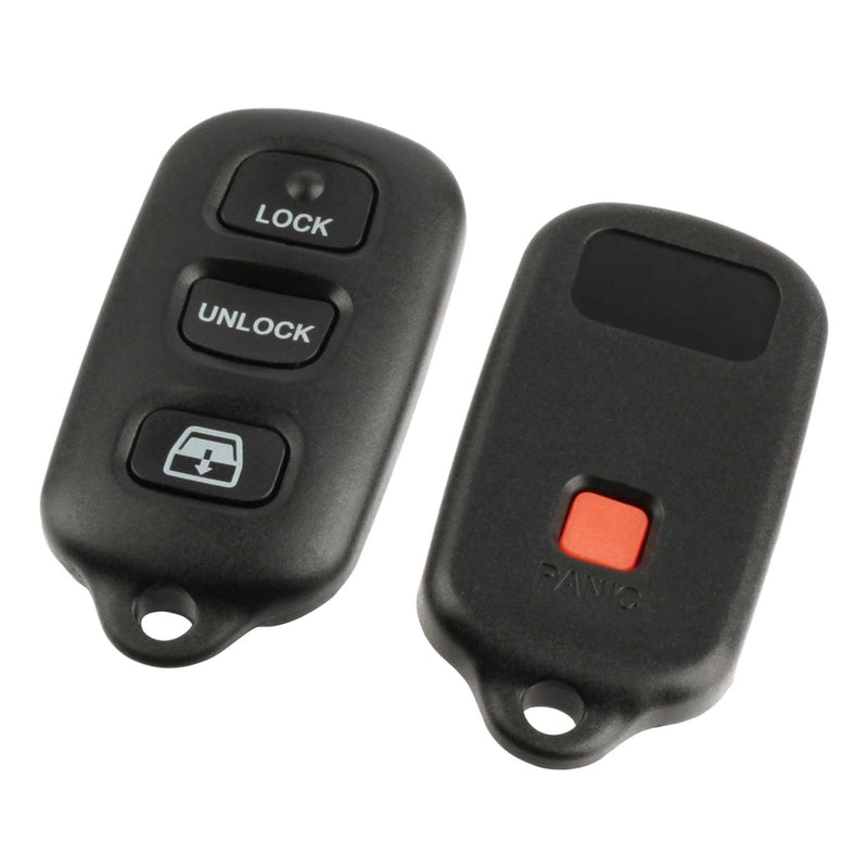 [Australia] - Key Fob Keyless Entry Remote Shell Case & Pad fits Toyota 1999-2009 4runner / 2001-2008 Sequoia 