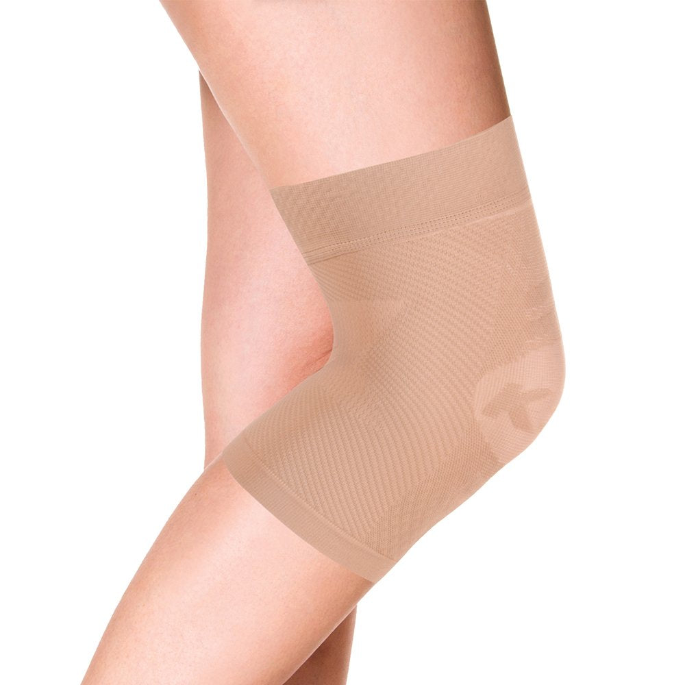 [Australia] - OrthoSleeve Knee Brace for ACL, MCL, Injury Recovery, Meniscus Tear, knee pain, aching knees, patellar tendonitis and arthritis (Large, Tan, Single) Natural Large (Pack of 1) 
