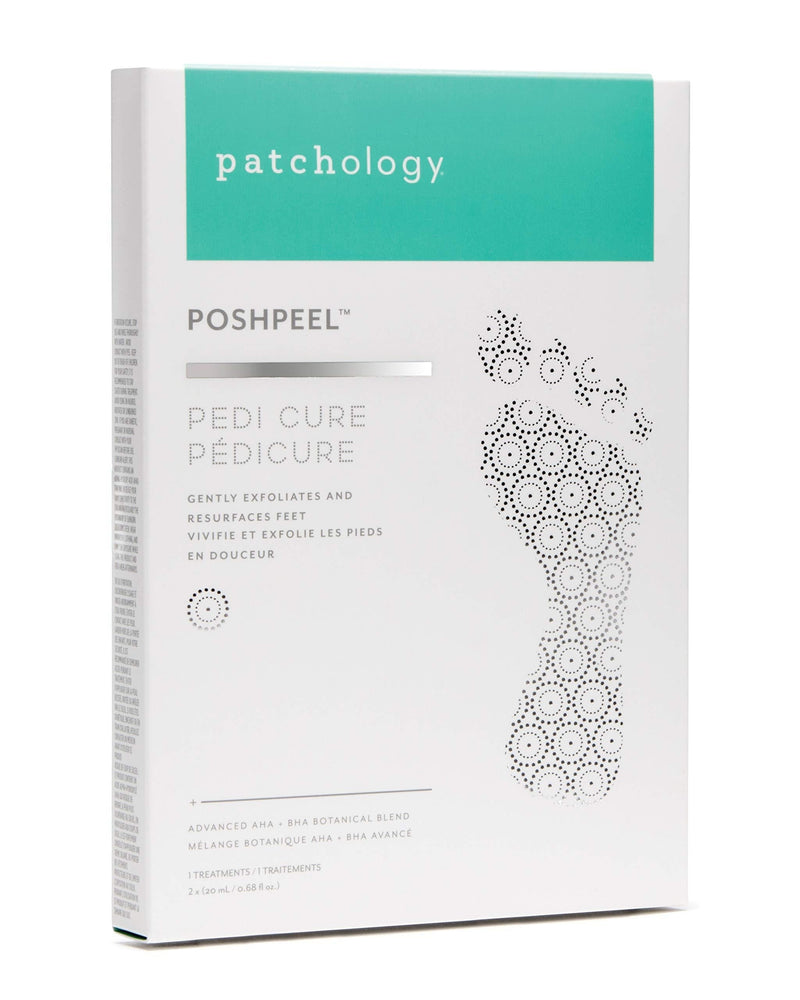 [Australia] - Patchology PoshPeel Pedi Cure Intensive Foot Peel Mask Treatment for Calloused Feet, 1 Pair 