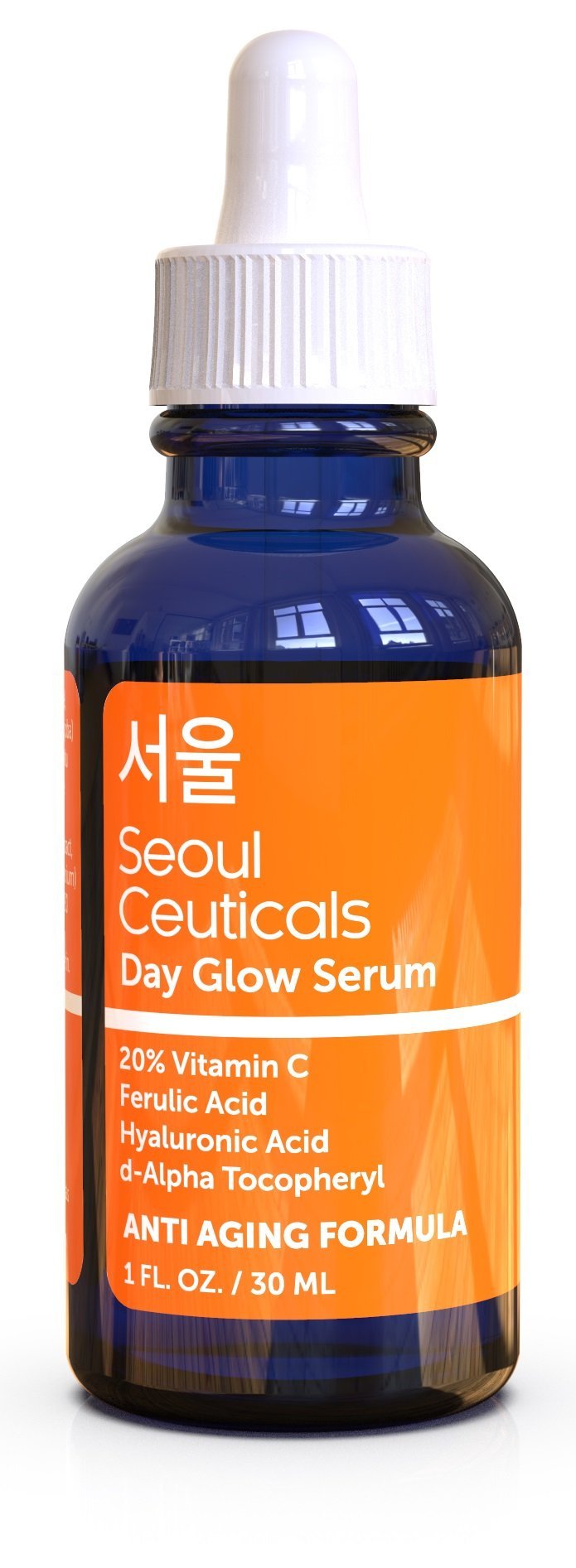 [Australia] - Korean Skin Care K Beauty - 20% Vitamin C Hyaluronic Acid Serum + CE Ferulic Acid Provides Potent Anti Aging, Anti Wrinkle Korean Beauty 1oz 