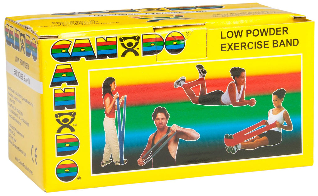 [Australia] - FEI 10-5211 Can-Do Low Powder Exercise Band, 6 yd. Roll, X-Light, Yellow 