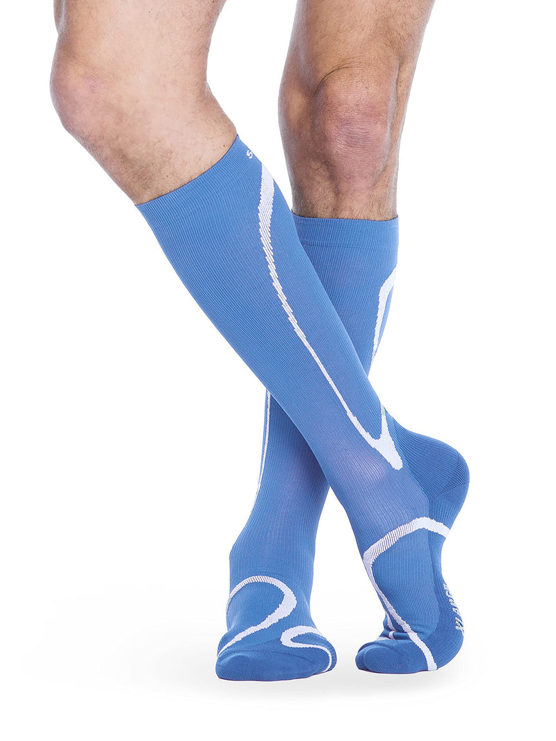 [Australia] - SIGVARIS Men’s & Women’s Motion High Tech 412 Closed Toe Calf-High Socks 20-30mmHg 