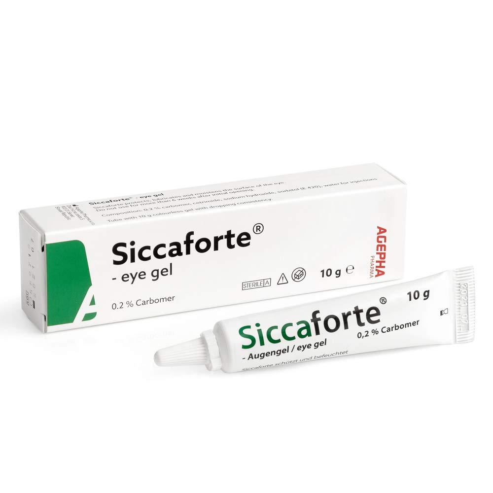 [Australia] - Siccaforte Eye Gel for Dry Eyes | Intensive Dry Eye Gel with Carbomer | Smooth, Moisturizing and Healing for Fresh Eyes | Soothes Irritated and Sore Eyes | Suitable for Day Time Use | Long Term Relief 0.35 Ounce (Pack of 1) 