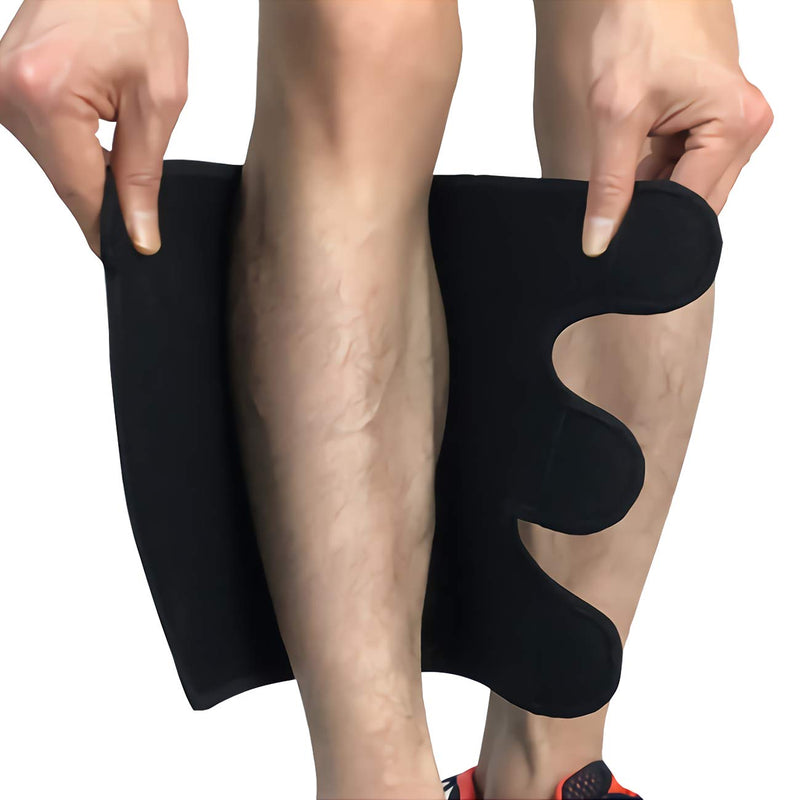 [Australia] - Heekooi Calf Brace, Shin Splint Compression Sleeve (1 Pair) for Swelling, Edema, Hiking, Training, Adjustable Calf Support, Shin Brace for Men and Women Large 