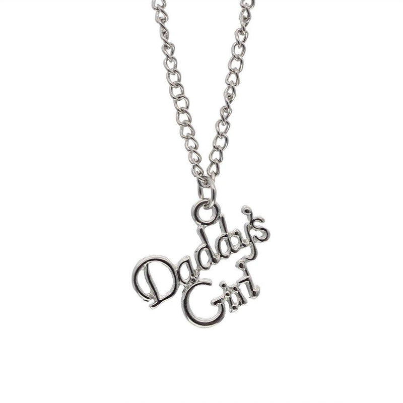 [Australia] - Trusta Daddy's Girl Pendant Gift Necklace Brithday Gift Fashion Jewelry Silver 