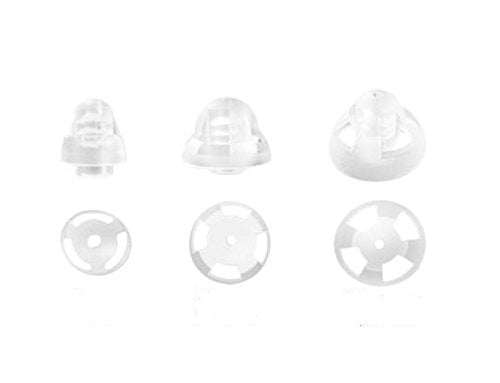 [Australia] - Jungle Care Hearing Aid Ear Piece Open Domes Set 6mm/9mm/12mm (3 Pairs) Comfortable PSAP (Personal Sound Amplifiers Product) Ear Tips Invisible, Perfect for Open Air (Open fit), Except for RIC 