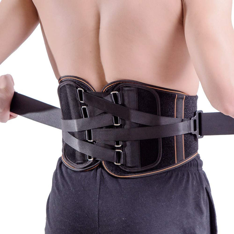 [Australia] - King of Kings Lower Back Brace Pain Relief with Pulley System - Lumbar Support Belt for Women and Men - Adjustable Waist Straps for Sciatica, Spinal Stenosis, Scoliosis or Herniated Disc - Medium Medium (Pack of 1) 