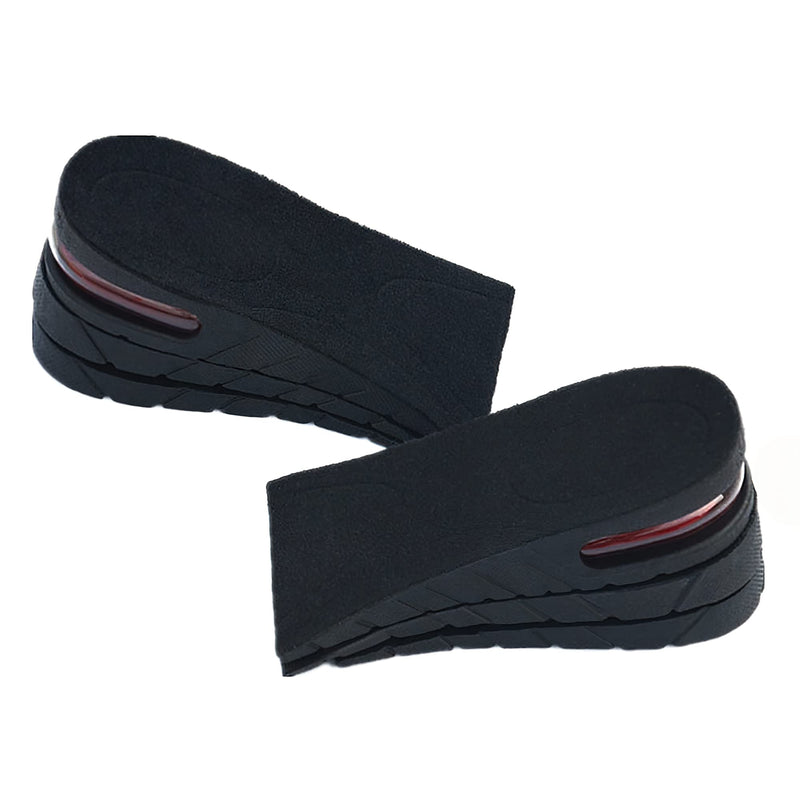 [Australia] - Height Increase Insoles 3-Layer Air up Shoe Lifts Elevator Shoes Insole -6 cm (2.4 inches) Heels Lift Inserts for Men and Women Half-length 