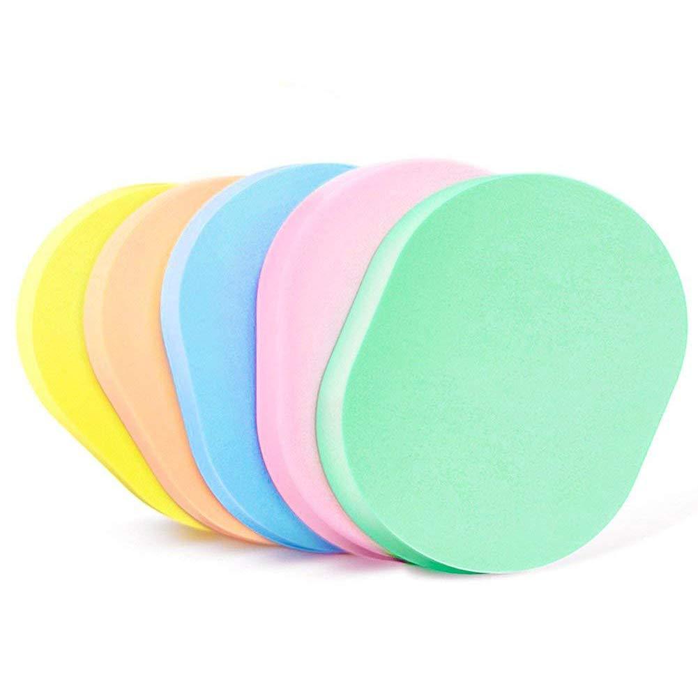 [Australia] - HANSGO 50 PCS Colorful Facial Cleansing Sponge, Wet Soft Powder Puff Make Up Cosmetic Beauty Sponge Blender Compressed Pad 