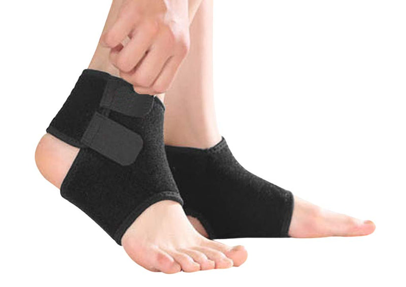 [Australia] - Kids Ankle Brace Support Sleeve, Help Prevent Ankle Sprains for Running, Dance, Hiking, Basketball, Football, Baseball,Tennis, Volleyball, Gymnastics, Athletics - One pair Small (Pack of 2) Black 