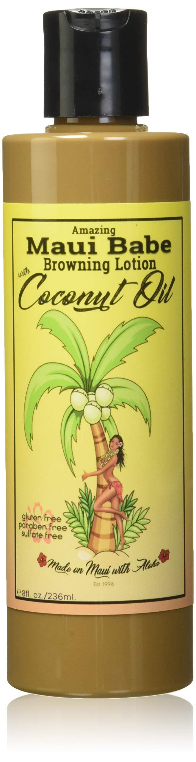 [Australia] - Maui Babe Browning Lotion with Coconut Oil 8oz (236ml) 
