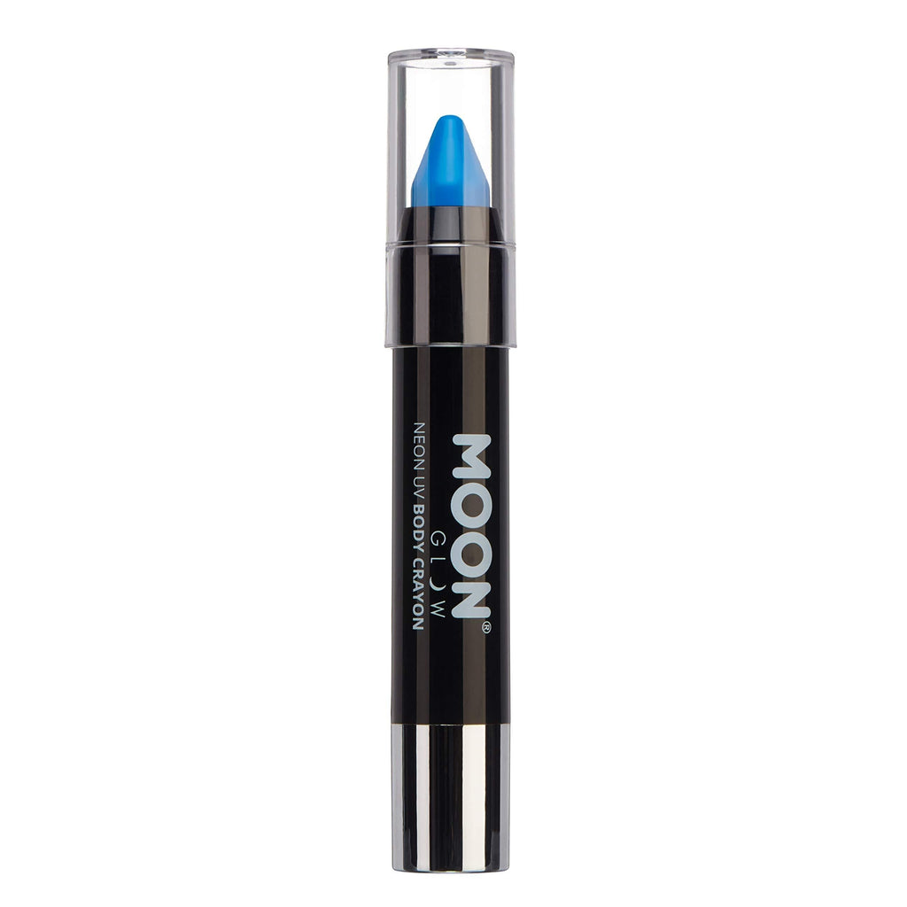 [Australia] - Moon Glow - Neon UV Paint Stick Body Crayon for The Face & Body – Intense Blue 