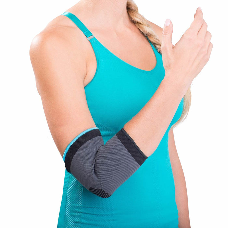 [Australia] - DonJoy Advantage Elastic Elbow Sleeve for Strains, Sprains, Swelling, Panels for Free Movement Medium fits 9"-10.5" 