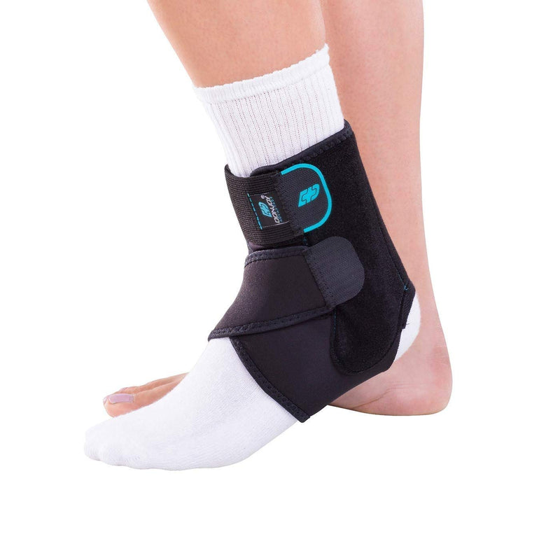 [Australia] - DonJoy Advantage DA161AB01-BLK-S, M Stabilizing Ankle Brace, Lightweight Low Profile, Dual Compression Straps for Strains, Sprains, Arthritis, Adjustable to fit Small to Medium, 7.5" to 9.5" 