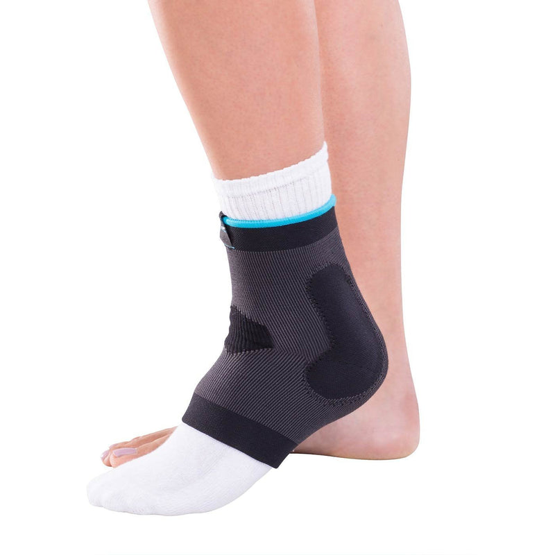 [Australia] - DonJoy Advantage DA161AV02-BLK-M Deluxe Elastic Ankle for Sprains, Strains, Swelling, Black, Medium fits 8.5", 9.5" Medium fits 8.5"-9.5" 