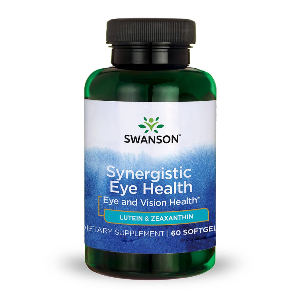 [Australia] - Swanson Lutein & Zeaxanthin Synergistic Eye Health Vision Retina Macula Supplement (Lutein 20 mg & OmniXan Zeaxanthin 2 mg) 60 Softgels Sgels 