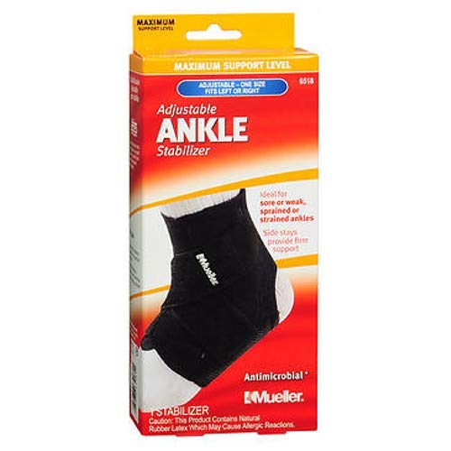 [Australia] - Mueller Adjustable Ankle Stabilizer One Size #6518 - 1 ea., Pack of 2 