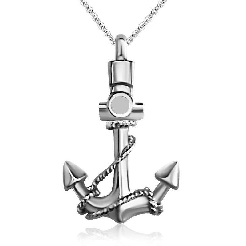 [Australia] - JMQJewelry Urn Necklaces for Ashes Memorial Cremation Women Men Heart Anchor Keepsake Ashes Pendant Jewelry 