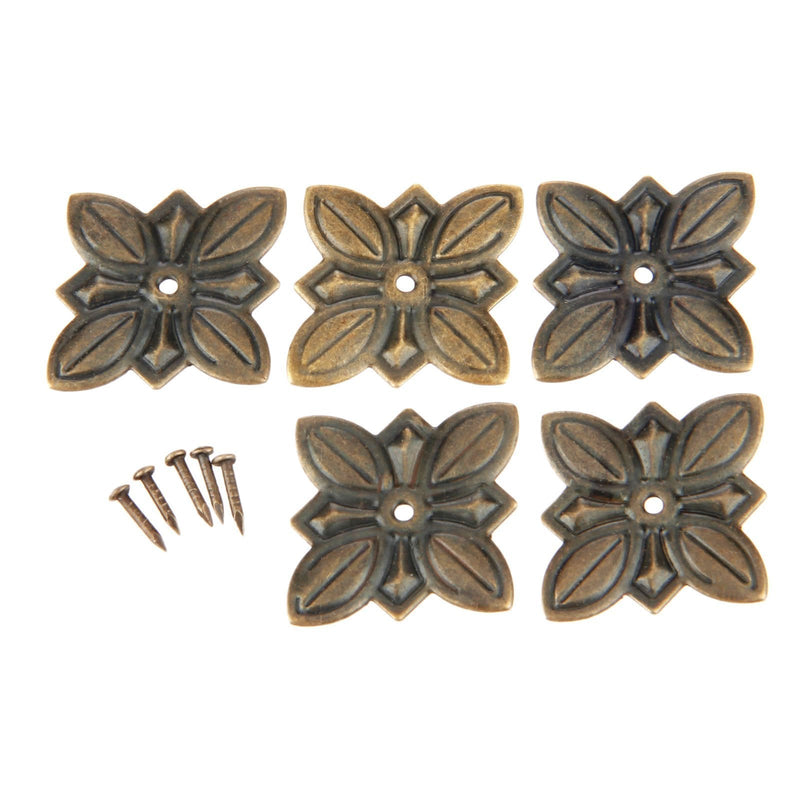 [Australia] - Dophee 50Pcs 30x27mm Vintage Upholstery Nail Jewelry Box Sofa Shoe Door Decorative Tack Stud 