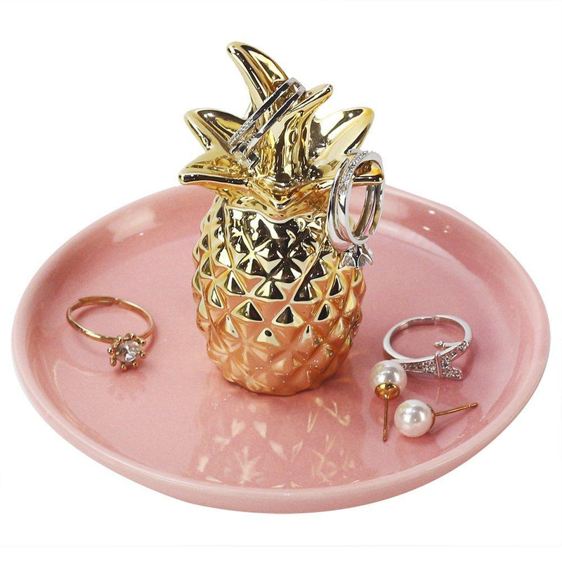 [Australia] - WANYA Ananas Ceramic Ring Jewelry Holder Decor Dish Organizer, Pineapple 