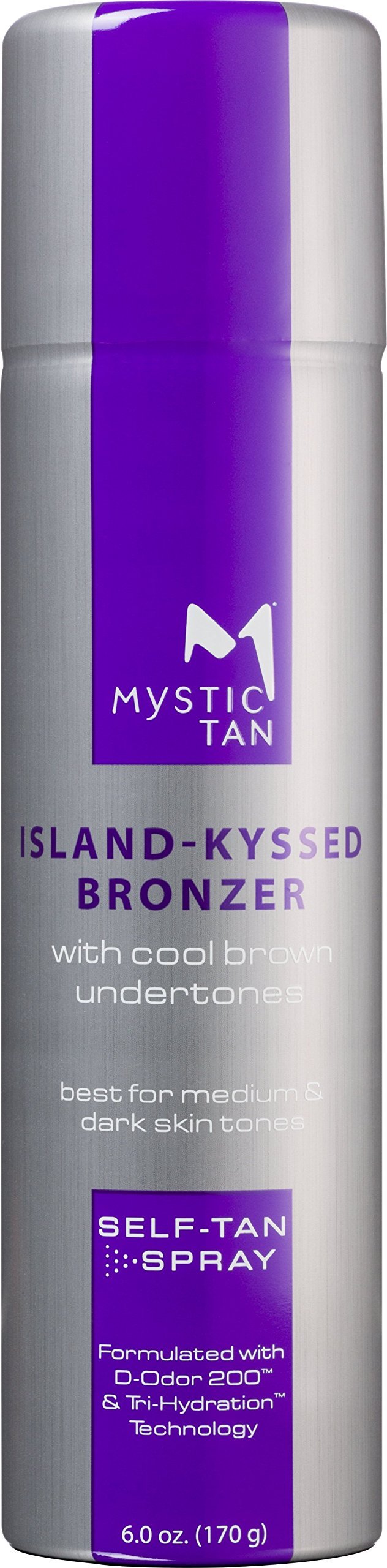 [Australia] - Mystic Tan Sunless Self Tanner Airbrush Spray Tan with Bronzer - Island-Kyssed, 6 Ounces Island-Kyssed Spray 