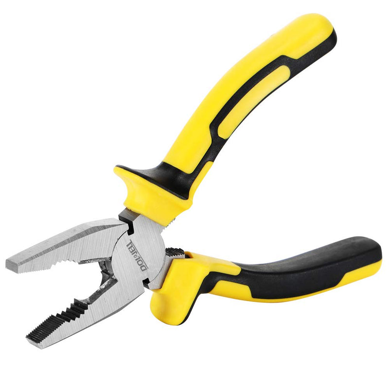 [Australia] - DOWELL Lineman's Pliers Combination Pliers with Cutter 6 Inch Heavy Duty Nickel Chromium Steel Construction And Professional Handle 6" Lineman's Pliers 