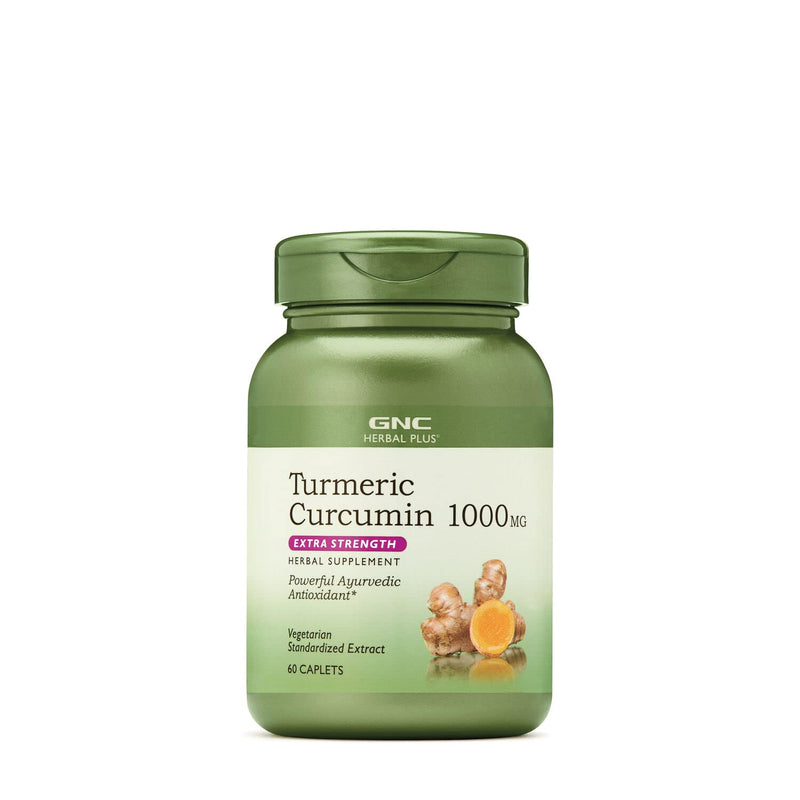 [Australia] - GNC Herbal Plus Turmeric Curcumin 1000mg 60 Servings (Pack of 1) 