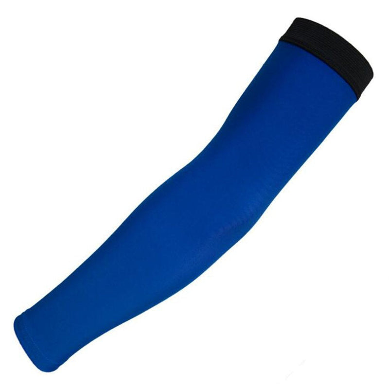 [Australia] - xsby 1 Pair Best Arm Support Sleeves For Men Women, Boosts Circulation Aids Faster Recovery With UV Sun Protection Large Blue 