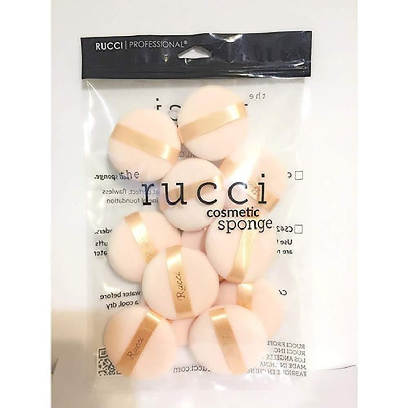 [Australia] - Rucci Cosmetic Replaceable and Super Washable Sponge Powder Puffs 12 Count 