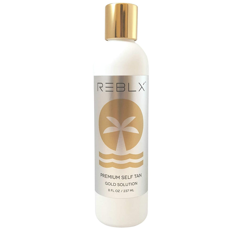 [Australia] - REBLX Premium Self Tan, 8 fl. oz. | Best Self Tanner for Face and Body | Made with a Blend of Premium & Natural Ingredients | Liquid Sunless Self Tanner for Streak Free Results | USA Made | 