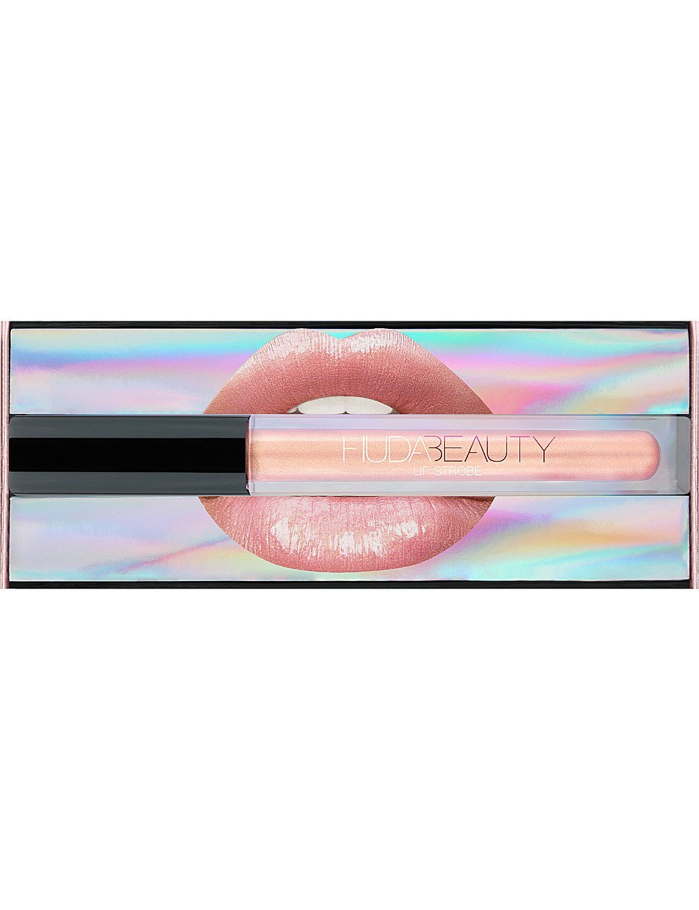 [Australia] - Huda Beauty Lip Strobe Metallic Lip Gloss - Angelic 