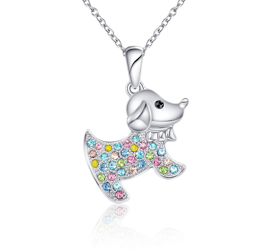 [Australia] - Tarsus Dog Necklace for Little Girls Cute Puppy Animal Pendant Dog Lover Jewelry Gifts 
