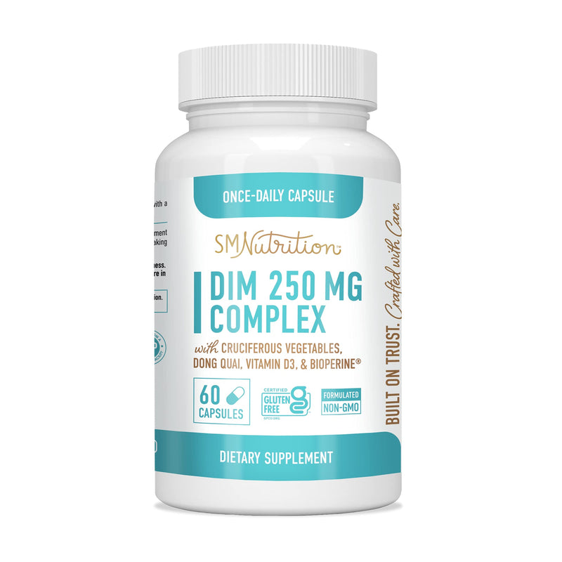 [Australia] - DIM Supplement 250 mg - Estrogen Balance for Women - Hormone Menopause Relief, Hormonal Acne Treatment, PCOS & Estrogen Metabolism Support Supplements with Dong Quai - Gluten-Free, 2-Month Supply DIM 250 Veggie Complex 