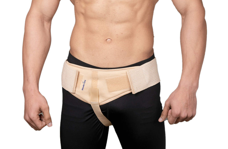 [Australia] - Wonder care - hernia belt right, inguinal hernia support brace - hernia support underwear, hernia truss for men right side, truss hernia support right, hernia support for men right side - XXL 2X-Large (44"-48") 